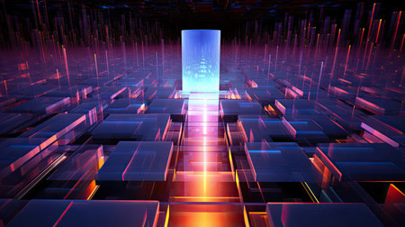 Quantum error correction preserving quantum state coherence enhancing computational accuracy.の素材