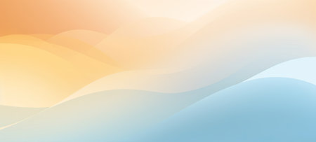 background in pastel tones of light orange intertwined with hints of blueの素材