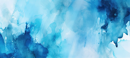 Blue splash ink wallpaper with copy spaceの素材