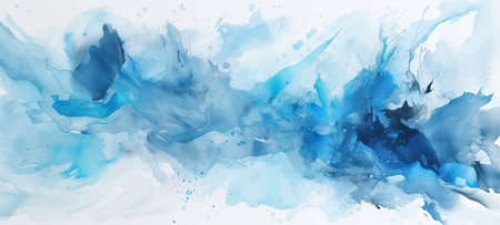 abstract blue paint backgroundの素材