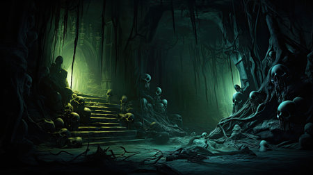 Ghoul's Lair in a Hidden Caveの素材