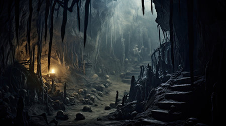 Ghoul's Lair in a Hidden Caveの素材