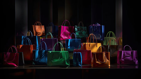 Vibrant Shopping Bagsの素材