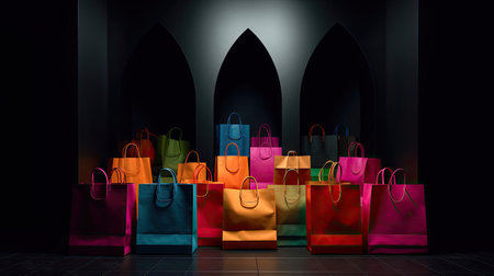 Captivating Vivacious Shopping Bagsの素材