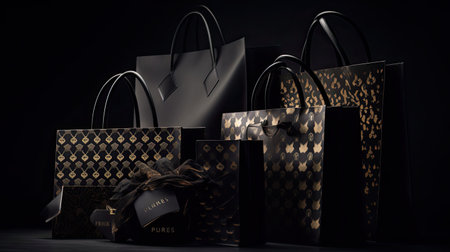 Elegance and Luxury in Intricate Bag Patternsの素材