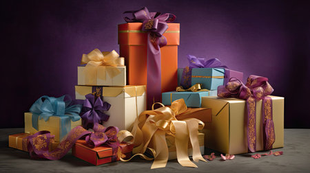 Exciting Gift Boxes for a Joyful Celebrationの素材