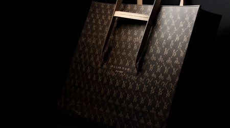 Sophisticated Shopping Bag Exudes Eleganceの素材