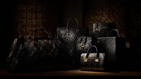 Opulent Gold & Black Luxuryの素材