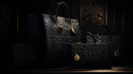 Luxurious Gold & Black Luxuryの素材