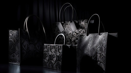 Intricate Designs on Shopping Bagsの素材