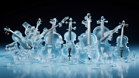 Melodic Snowflake Orchestra Played by Charactersの素材
