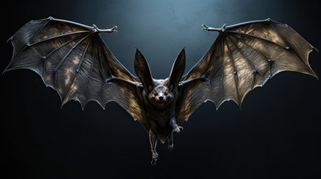 Realistic Bat Wings Spreadの素材