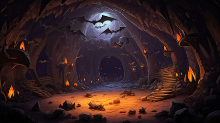 Cartoonish Bat Cave Adventureの素材