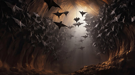 Realistic Bat Colony Roostの素材