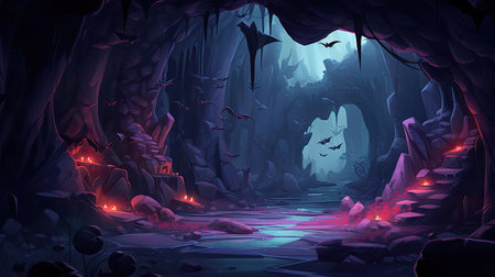 Cartoonish Bat Cave Adventureの素材