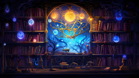 Bewitched Bookshelfの素材