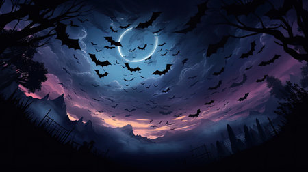Bats in Flightの素材