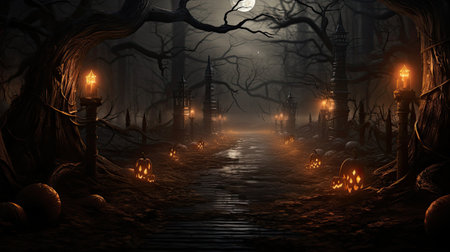 Haunted Forest Pathの素材