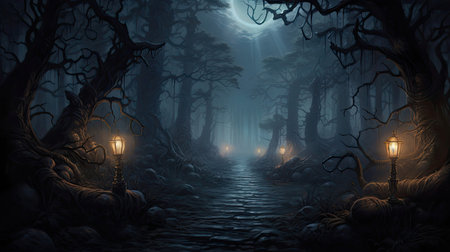 Haunted Forest Pathの素材