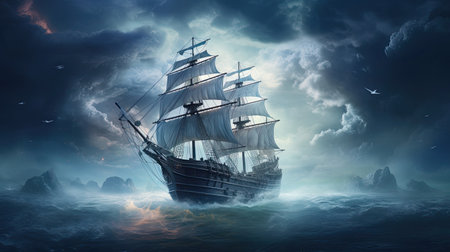 Moonlit Ghost Shipの素材