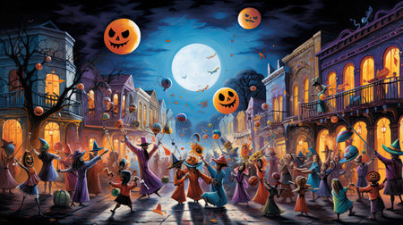 Moonlit Halloween Paradeの素材