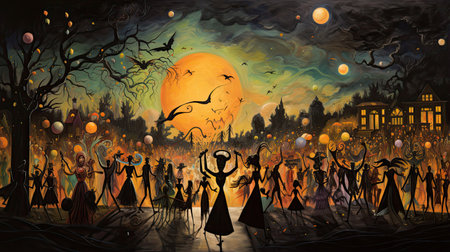 Moonlit Halloween Paradeの素材