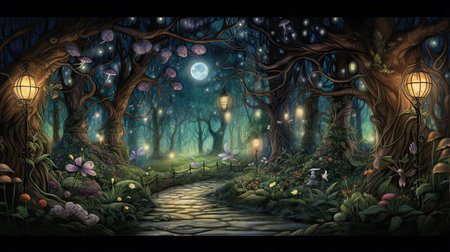 Moonlit Enchanted Groveの素材