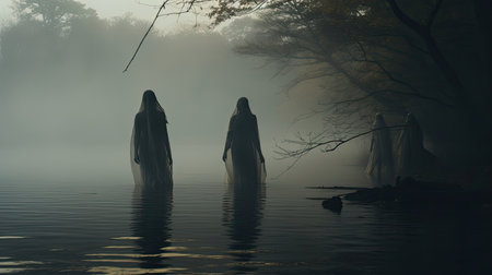 Ethereal Visitations in the Mistの素材