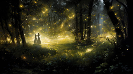 Apparitions Among the Firefliesの素材