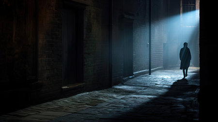 Ghostly Figure Among the Shadowsの素材