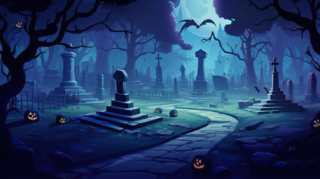 Ghostly Graveyardの素材