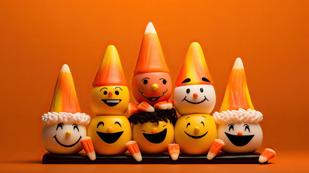 Whimsical Halloween Candy Cornの素材