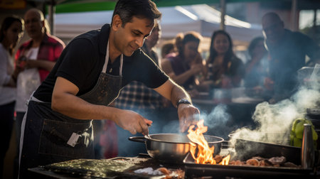 Outdoor Cooking Class: Global Dishes and Exotic Aromasの素材