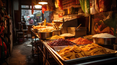 Freshly Pressed Tortillas at Rustic Mexican Tortilleriaの素材