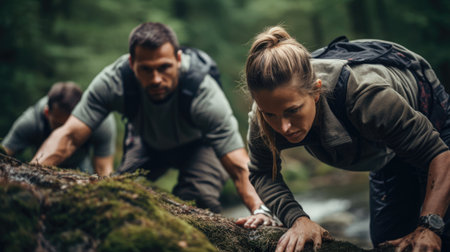 Team-Building Retreat: Fostering Trust Understanding and Collaborationの素材
