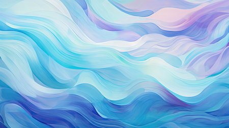 Lively amethyst teal and cerulean wave backdropの素材