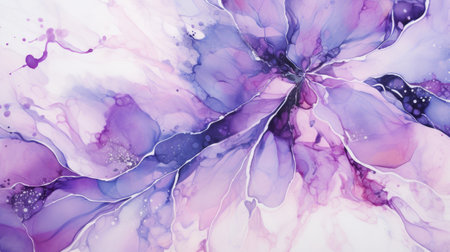 Amethyst swirls and coralの素材