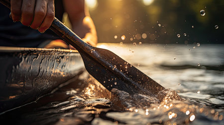 Droplets glistening in sunlightの素材