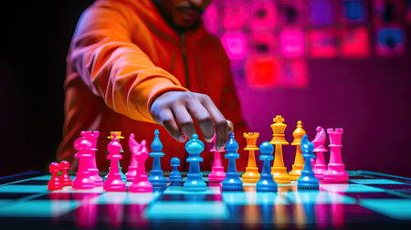 Chess player's strategic moveの素材