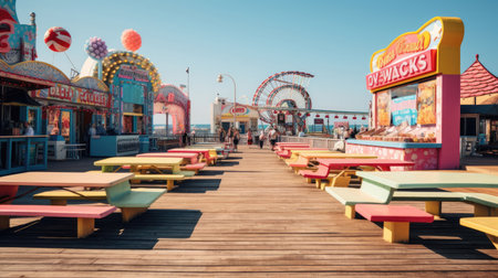 vintage boardwalk cinemaの素材