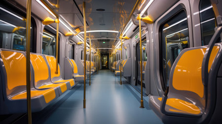 Eco-Friendly Tram Interior Sustainable Materials Ergonomic Seating Modern Designの素材