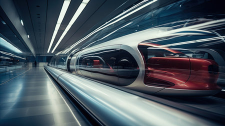 Transport Hub Sleek Design Cutting-Edge Facilities High-Speed Travel Passenger-Freeの素材