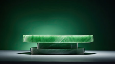 Modern jade podium understated elegance for beauty productsの素材