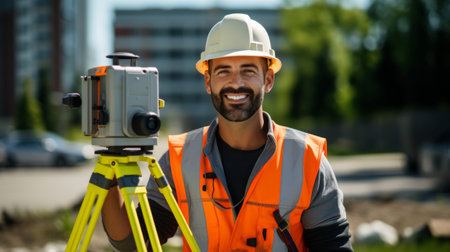 Accurate surveyor's work""の素材