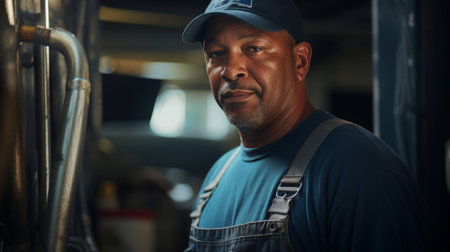 Skilled water heater technician's expertiseの素材