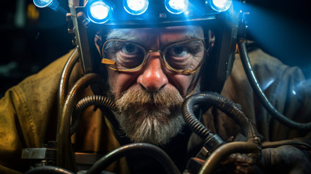 Underwater welder with specialized equipmentの素材