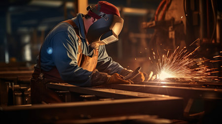 Finesse and skill of a welding inspectorの素材