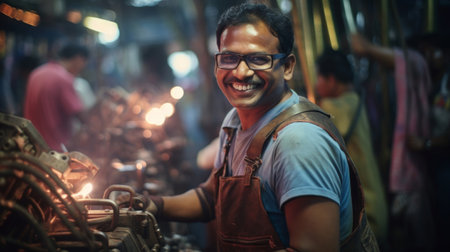 Dedicated MIG welder with accomplished projectsの素材