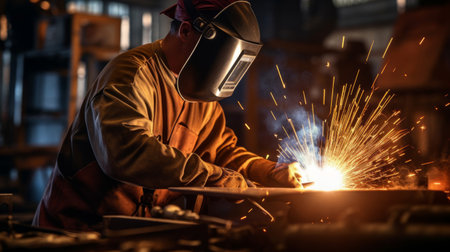 Commercial welder's expertise in metalworkの素材