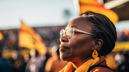 Observing and recording political ralliesの素材